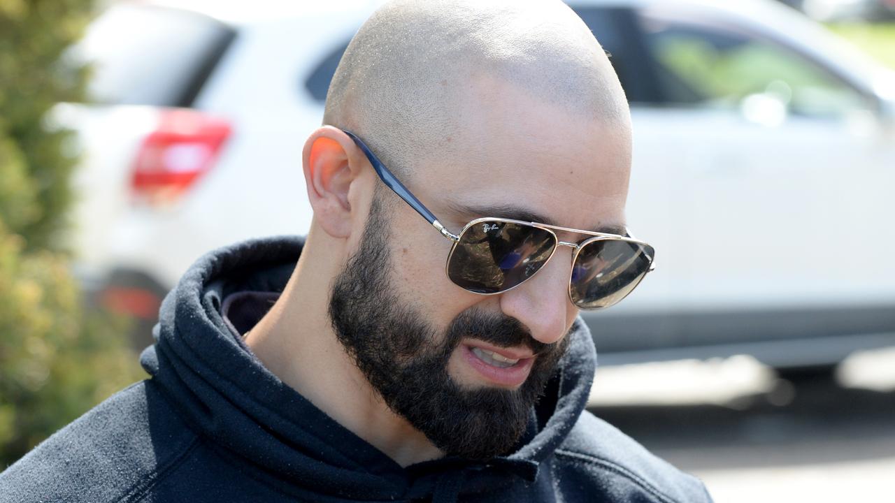 Shaun Azzopardi, the brother of Nikkita, speaks to the media on Monday. Picture: NewsWire / Andrew Henshaw