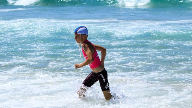 Jack Keogh dives in as a Nipper at Ballina and Lismore SLSC. Credit: Contributed