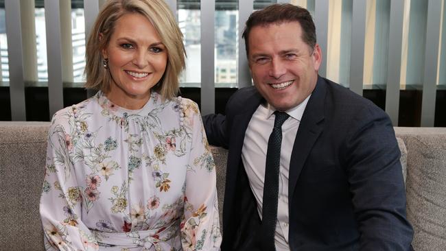 Karl Stefanovic and Georgie Gardner. Picture Julie Kiriacoudis