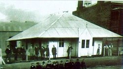 Wesleyan Methodist Church on Knuckey St, Darwin, pictured in the 1890s. Picture: Supplied