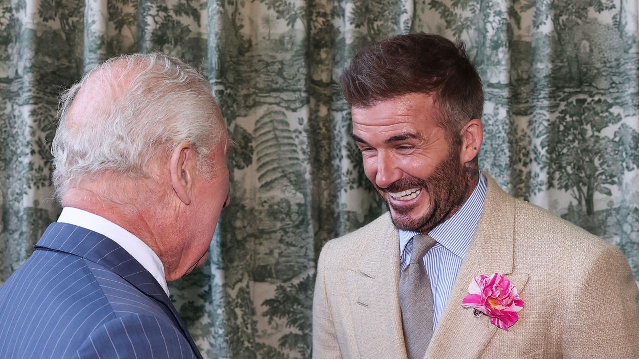 The conversation seemed to go smoothly. Picture: Toby Melville/POOL/AFP