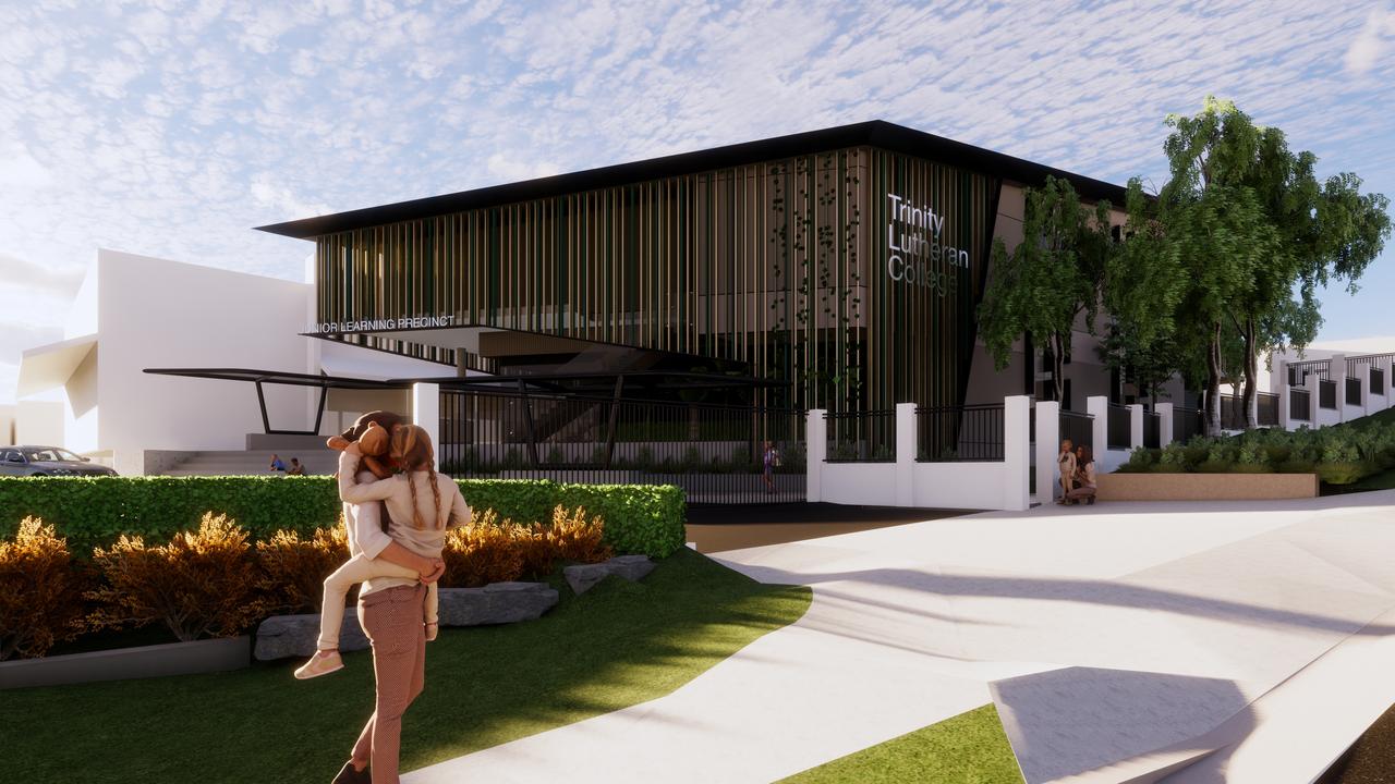 Artist impressions of the proposed Junior Learning Precinct at Trinity Lutheran College.