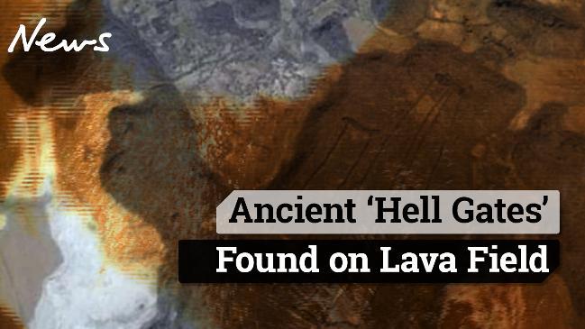 Ancient 'hell gates' found on lava field