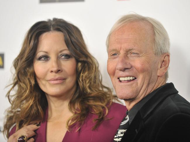 “Really good friends” … Paul, Linda and Chance at the 2012 G'Day USA event in LA. Picture: Toby Canham/Getty Images