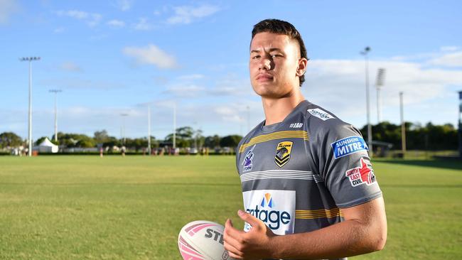 Sunshine Coast Falcons and Mal Meninga Cup player Mason Kira has been revealed as one to watch this season. Picture: Patrick Woods.