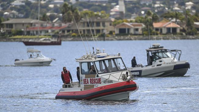 The recovered passenger’s body was returned to Port Lincoln by Sea Rescue. Picture: Mark Brake/NCA NewsWire