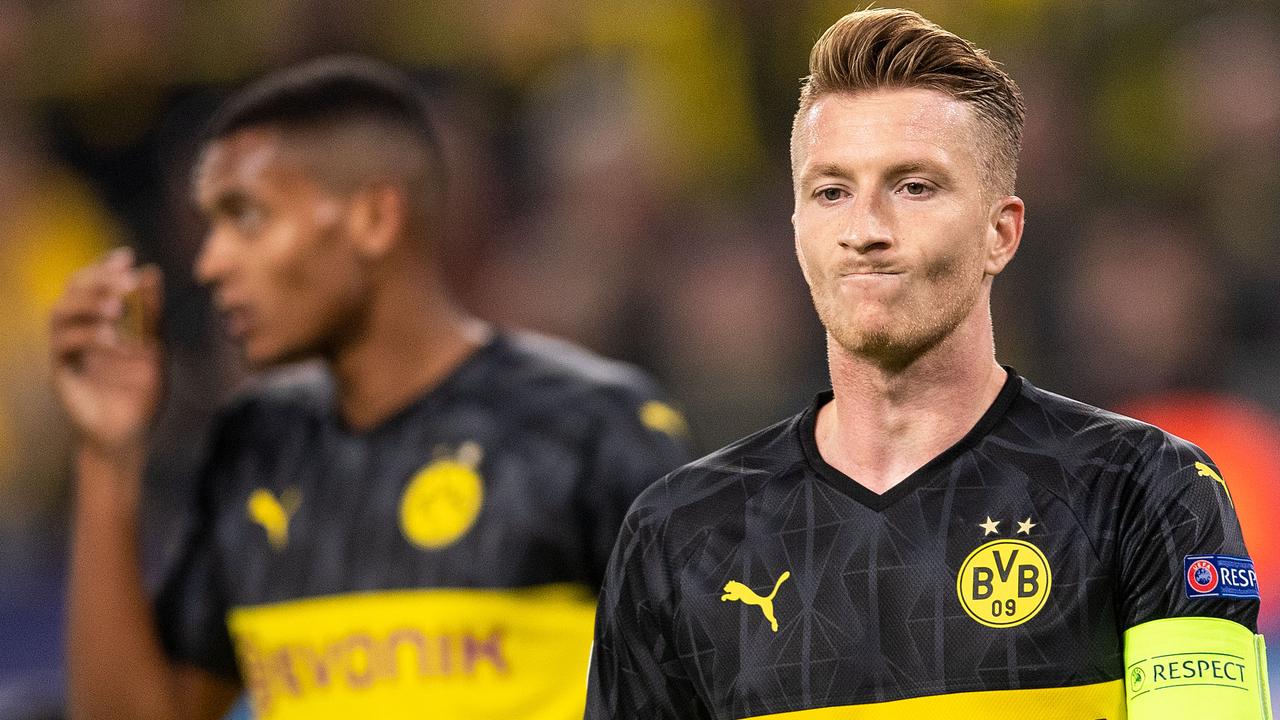 Marco Reus looks dejected after missing his spot kick