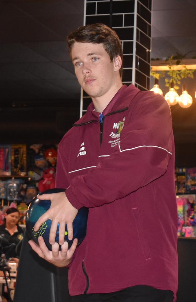 Luke Doyle, 18, bowled a 300 game at the Intercity Championships to help secure Mackay a two-point victory in its first championship win in 20 years. Picture: Matthew Forrest