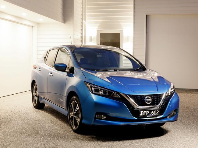 The Nissan Leaf e+ can be programmed to charge overnight, when demand is low and electricity is cheap.