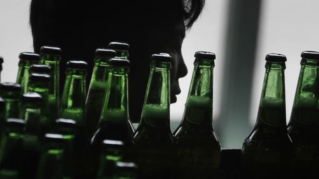 The price of bottled drinks will increase by 20c and yes, that means alcohol too. Picture: AP Photo/Wong Maye-E