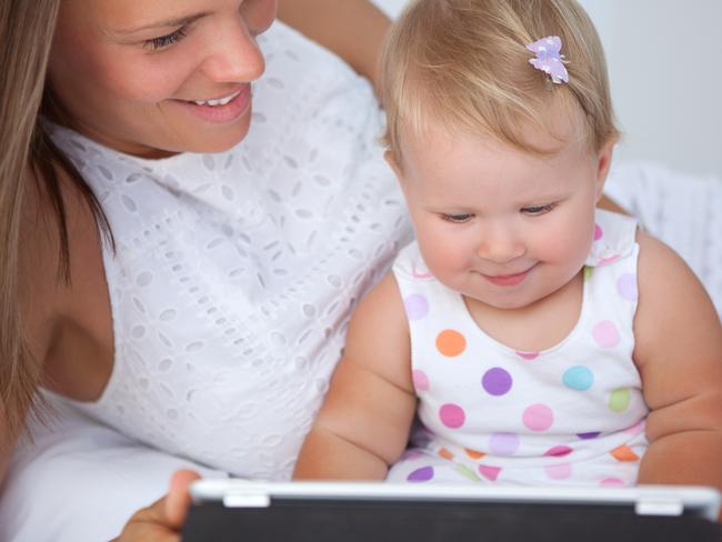 Children under two years old shouldn’t be on electronic devices at all, but 13 per cent spend too long there.