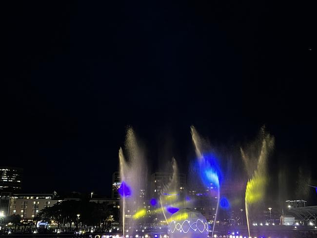 A special New Year's Eve edition of Liquid Light will be on at the Darwin Waterfront. Picture: Supplied