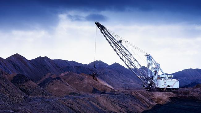 Operations at the Caval Ridge coking coal mine in Queensland.