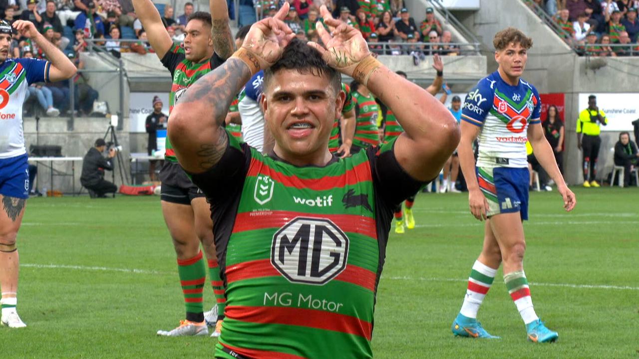 Souths superstar Latrell Mitchell is putting on a clinic.