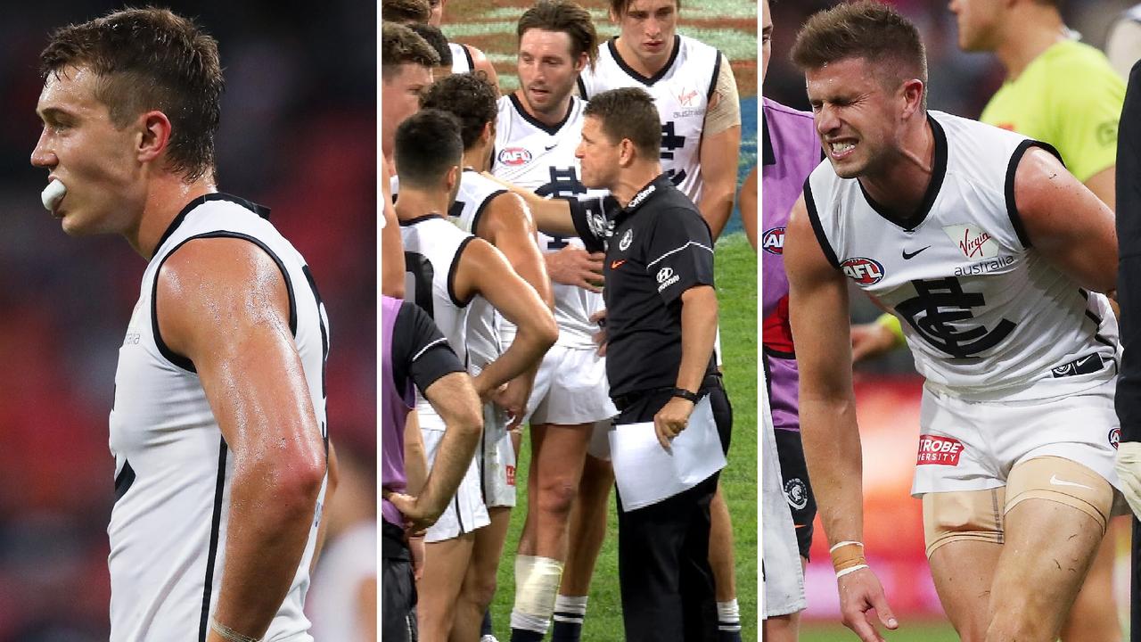 Carlton was woeful against GWS in the final game of Round 9.