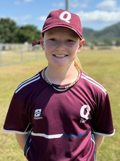 Josh Campbell-Manfield will represent Queensland in the National under 12s School Sports Softball Championships in Cairns. Picture: Supplied