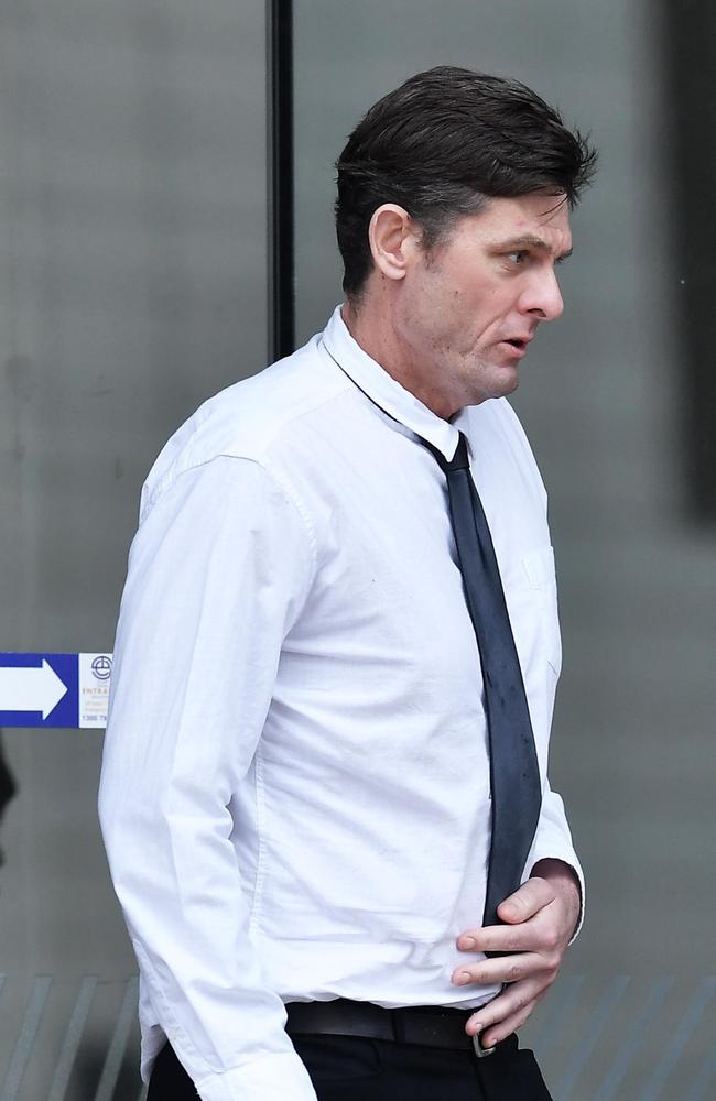 Andrew Peter Knapton leaves Maroochydore Court House. Picture: Patrick Woods.