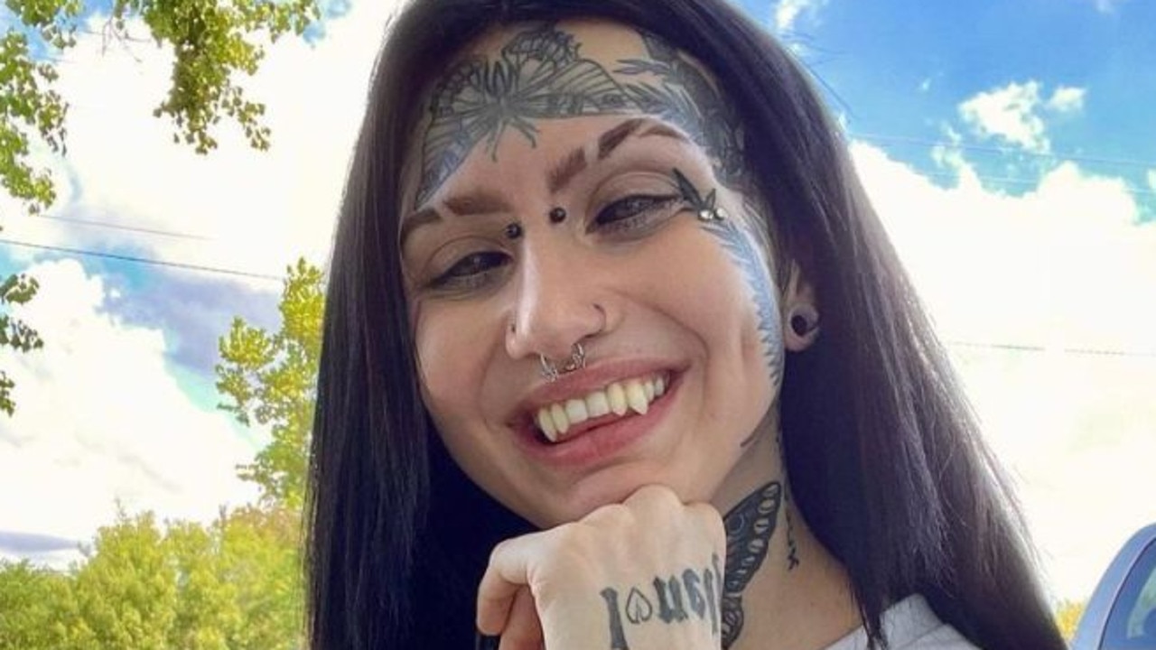 Woman with tattooed eyeballs doesn't care when she is called a 'demon