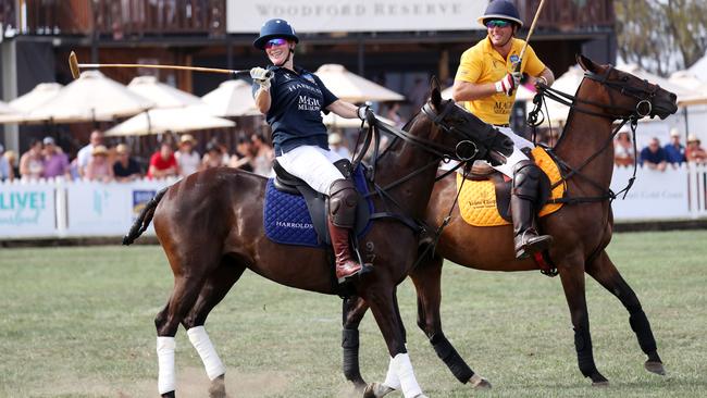 Zara Phillips wasn’t afraid to show her competitive side. Picture: Nigel Hallett