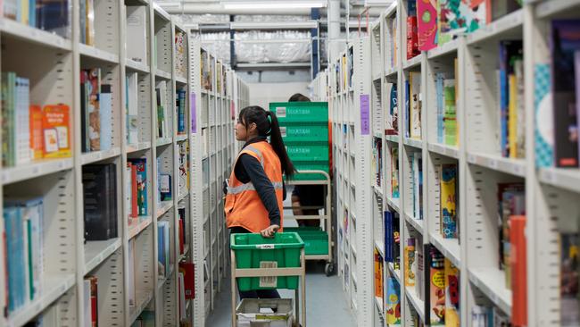 Booktopia moved to automate its processes with a $12m warehouse. Picture: Supplied