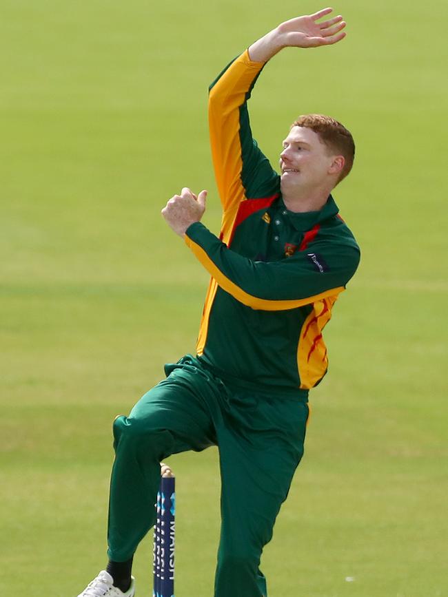 Darwin junior and Tasmania allrounder Tom Andrews will return to the Eagles this season in a massive boost for the Larrakeyah-based club. Picture: Kelly Defina/Getty Images