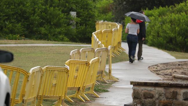 Maroubra beach has been closed by Randwick Council. Picture John Grainger