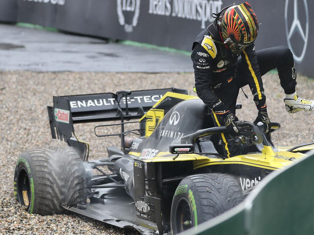 Nico Hulkenberg was far from happy.