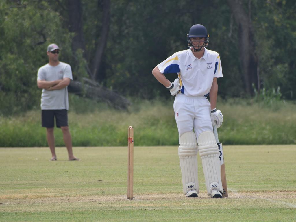 Central Queensland Intercity Cricket, under-16, Rockhampton under-15 versus Gladstone under-16, Rockhampton Cricket Grounds, on February 22, 2025.