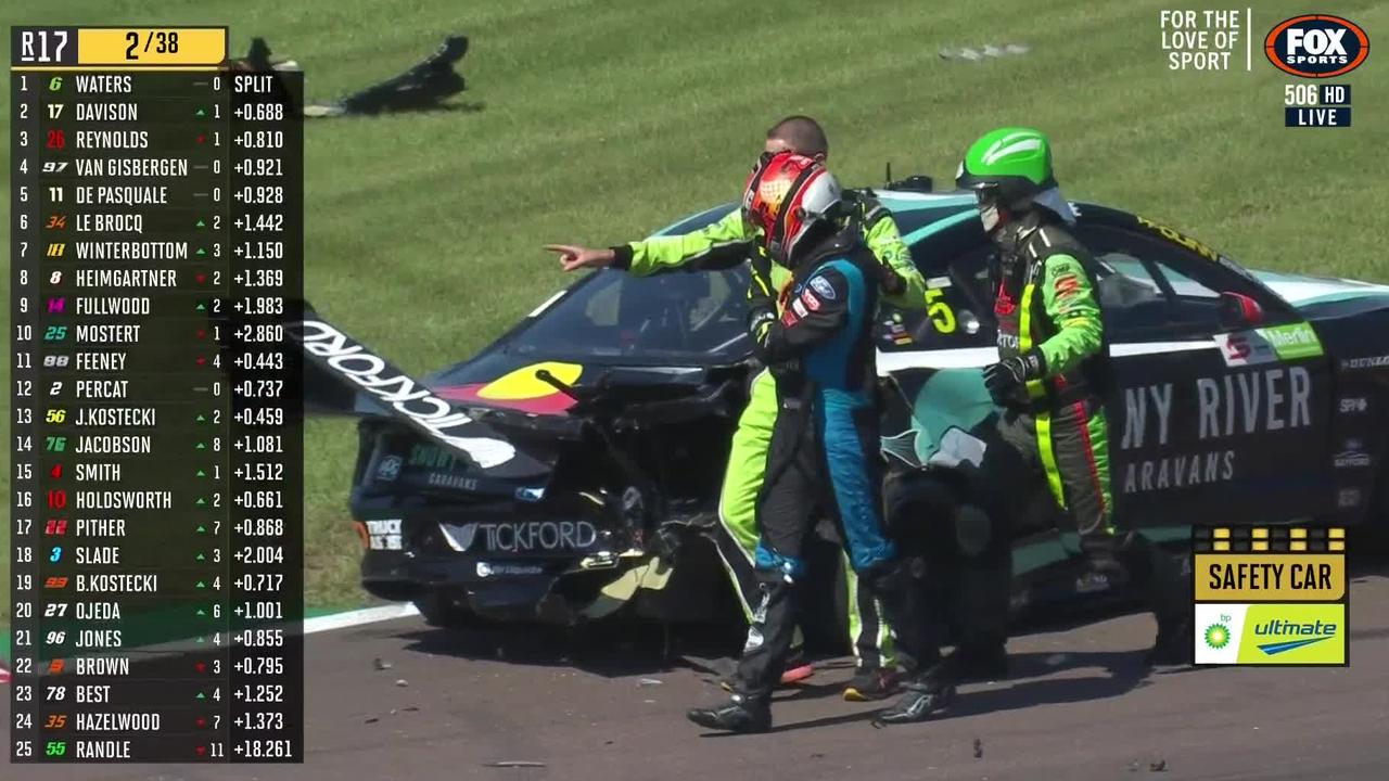 James Courtney has big V8 crash