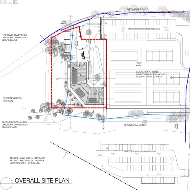 The location of the Warringah Golf and Community Club House at North Manly. Picture: Supplied