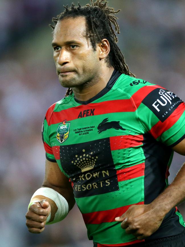 Tuqiri in his final season with the Rabbitohs. Picture Gregg Porteous