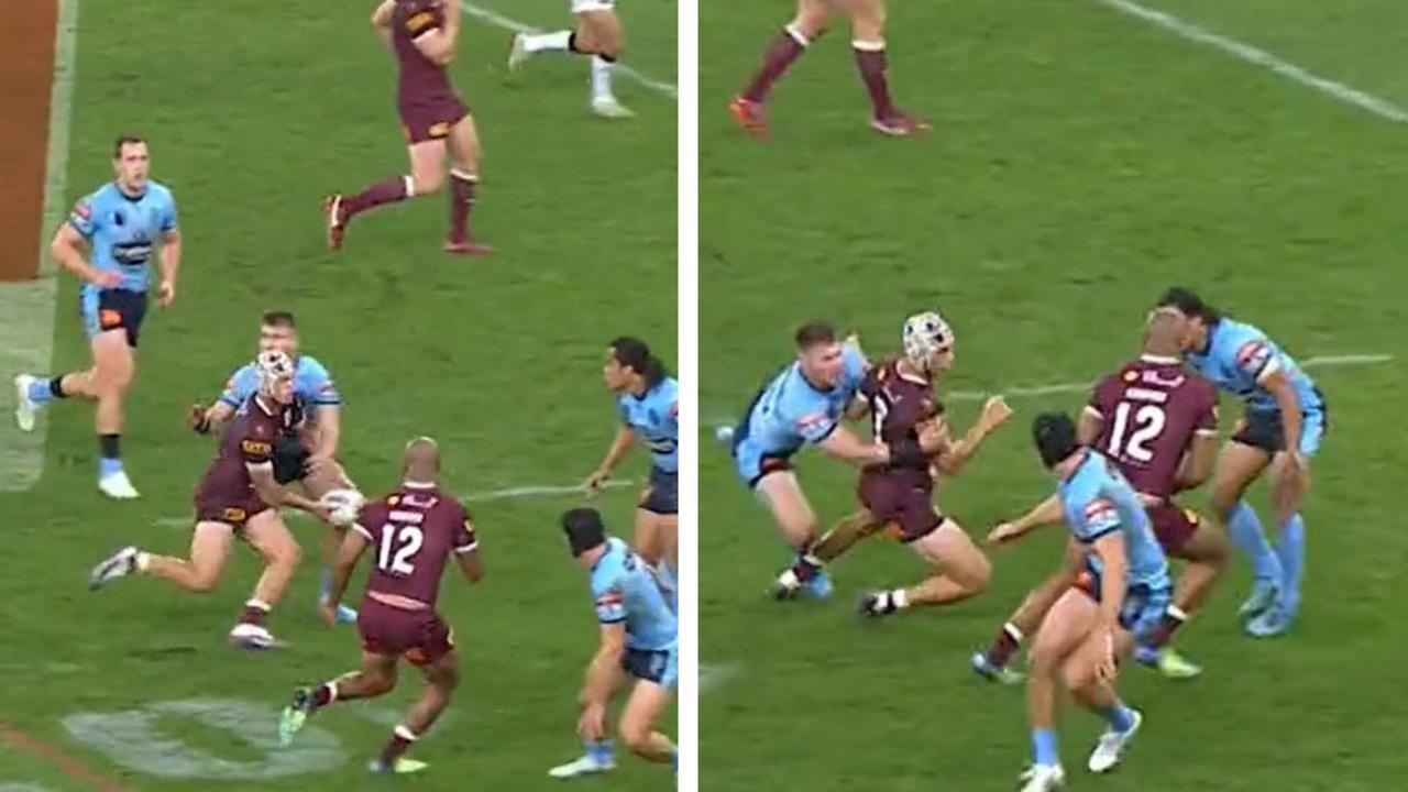 QLD open the scoring after controversial try