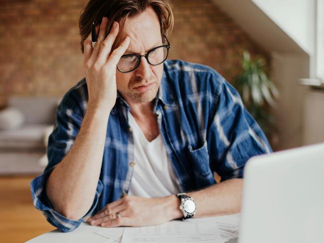 MONEY ISTOCK -  Photo of a man going through  financials problems Picture: Istock