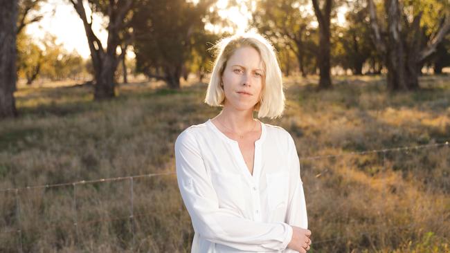 Virginia Tapscott, pictured in her hometown of Narrabri, in the NSW Central West. Picture: Ryan Osland