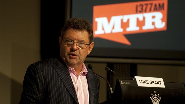 Steve Price at the launch of Macquarie’s former Melbourne talk station MTR.