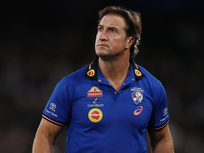 Bulldogs coach Luke Beveridge. Picture: Michael Klein.