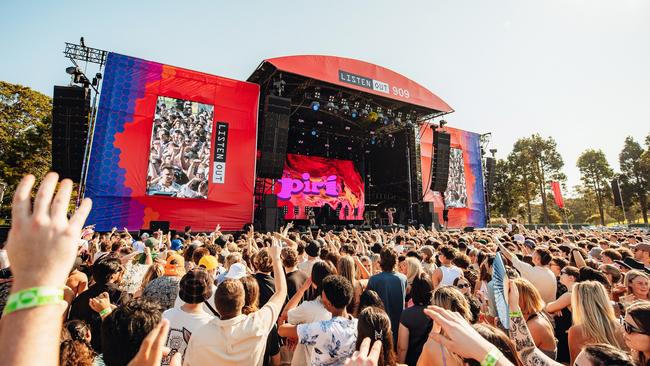 More than 27,000 people attended Listen Out. Picture: Jordan Munns