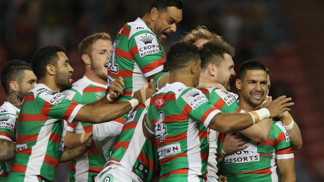 The Rabbitohs proved far too strong for the Knights in Newcastle.