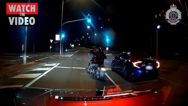 Police catch drunk motorcyclist speeding