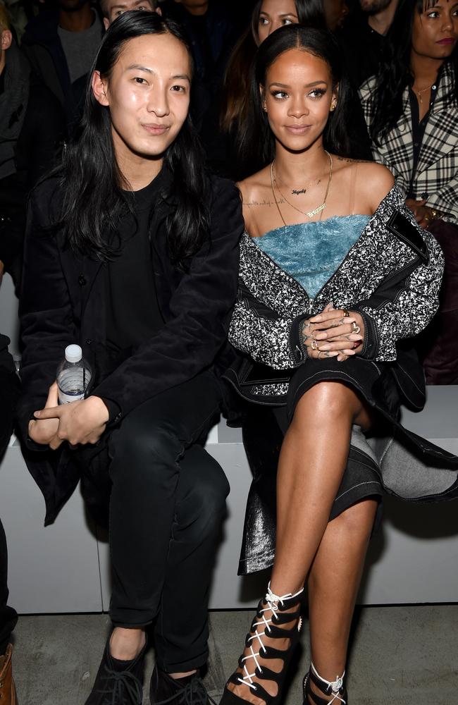 Alexander Wang and Rihanna. Picture: Dimitrios Kambouris/Getty Images for adidas