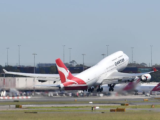 Qantas has been running two flights a week between London and Australia to get people home during the COVID-19 pandemic. Picture: AFP