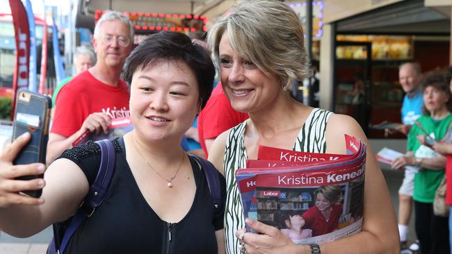 Kristina Keneally admitted visiting aged care facilities. Picture: Richard Dobson