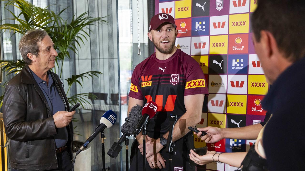 Queenland Maroons Kurt Capewell at W Hotel before State of Origin 3 in Brisbane, Tuesday, July 9, 2024 - Picture: Richard Walker