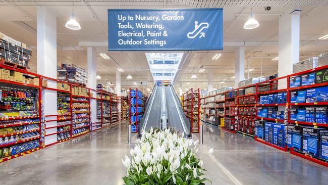 What’s this inside the new Bunnings at Newstead? Picture: AAP/Richard Walker