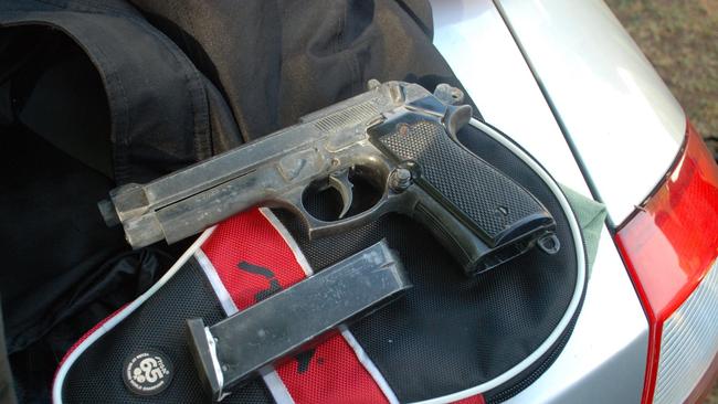 Police are seeking information after a number of firearms were seized from a home in Tregear