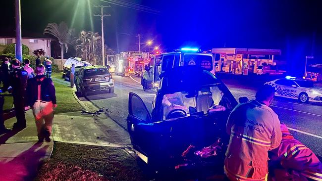 Crash at Buderim, Sunshine Coast. Picture - contributed.