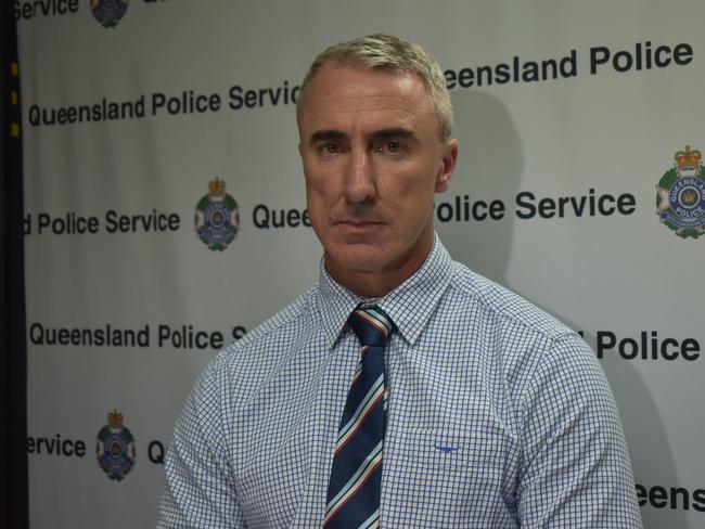 Mackay Detective Inspector Tom Armitt speaks on the homicide investigation into four-year-old boy Tarrin-Macen Kenneth O'Sullivan. Picture: Contributed