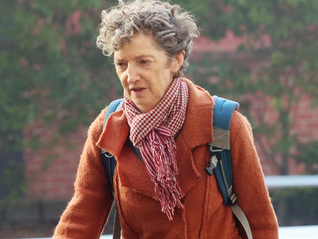 Crown prosecutor Nanette Rogers arrives at court in Morwell. Picture: NewsWire/ David Crosling