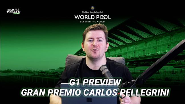 Hold All Tickets - Punters HKJC World Pool Gran Premio Carlos Pellegrini