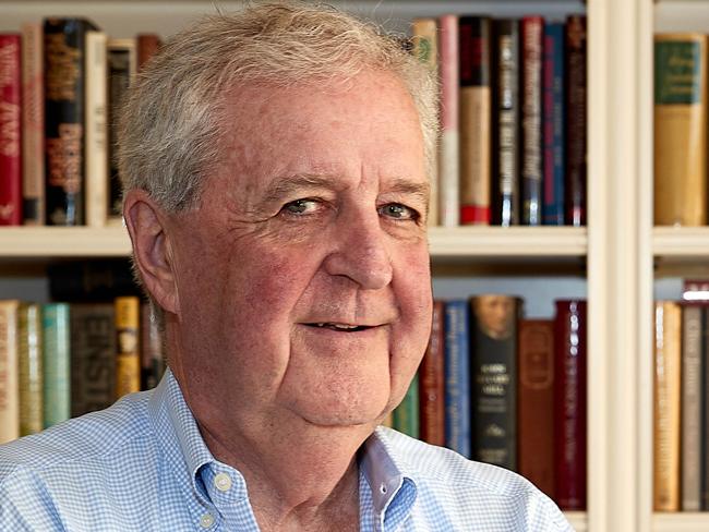 03/10/2019: Ian Macfarlane, ex-governor of the Reserve Bank ofAustralia (2006-2016) and now author of a new book about 10 remarkable (but forgotten) Australians at his Mosman home in Sydney. PIC: Milan Scepanovic / The Australian